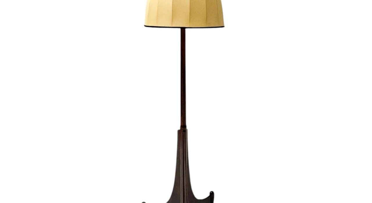 Art Deco Amsterdamse School Floor Lamp by C.H. Eckhart, 1920s